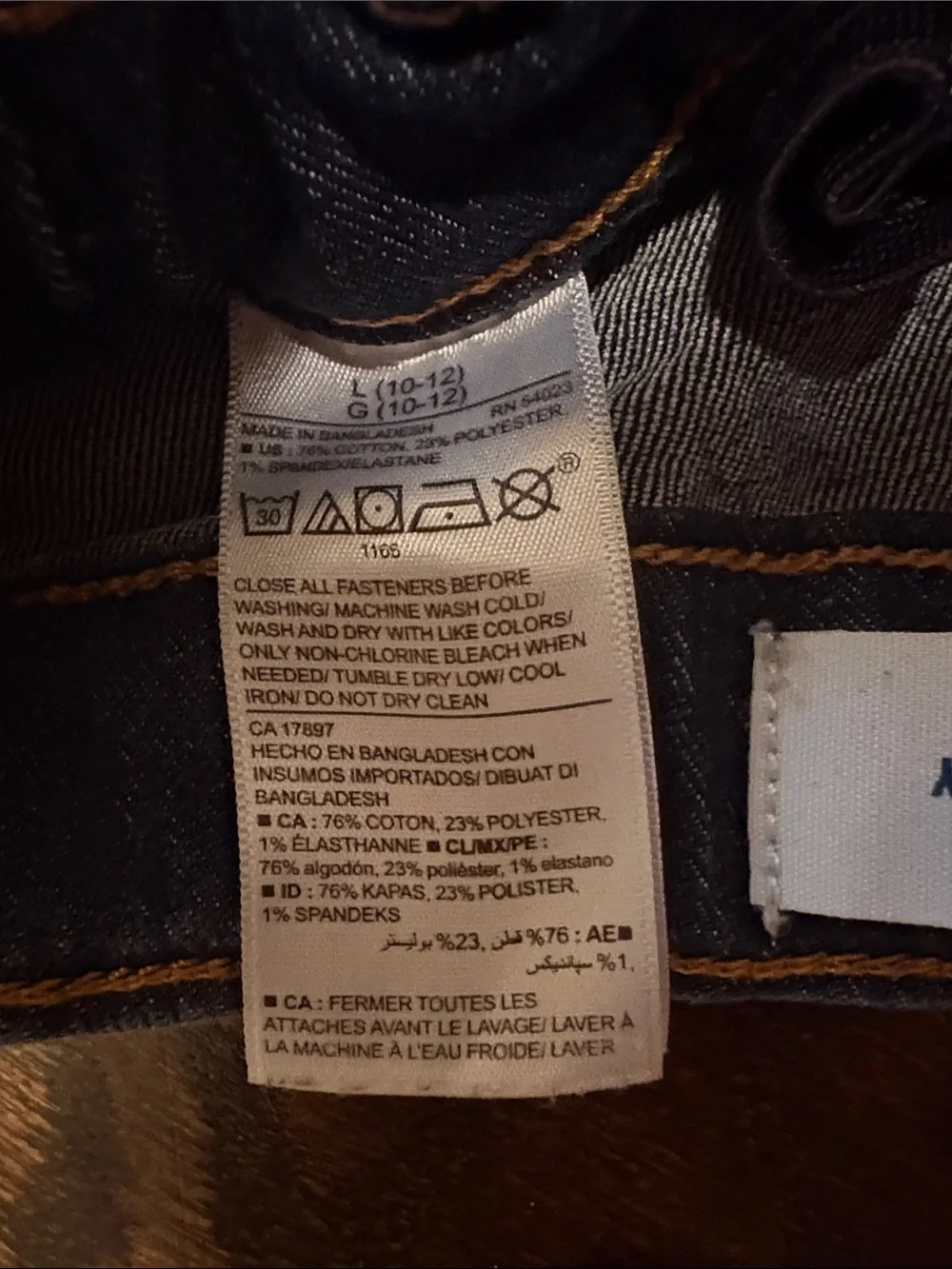Old Navy Girls Dark Blue Skinny Jeans